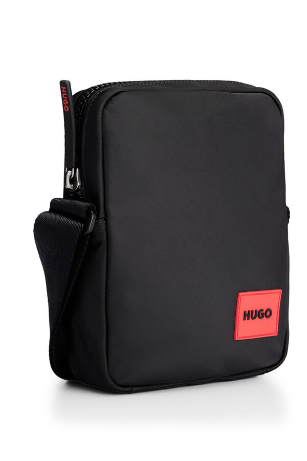 HUGO Bolso con logo Negro