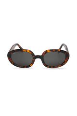 Mr. Boho Gafas de sol Cheetah - siesta Marr&oacute;n oscuro