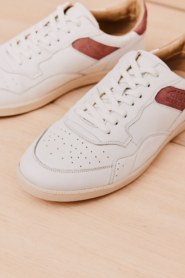 OOTO Zapatilla piel Blanco