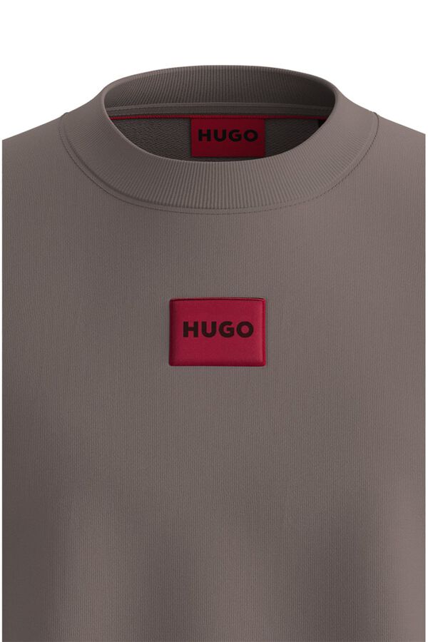 HUGO Sudadera cuello redondo Marr&oacute;n