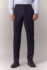 OOTO Pantal&oacute;n traje raya diplom&aacute;tica Azul marino