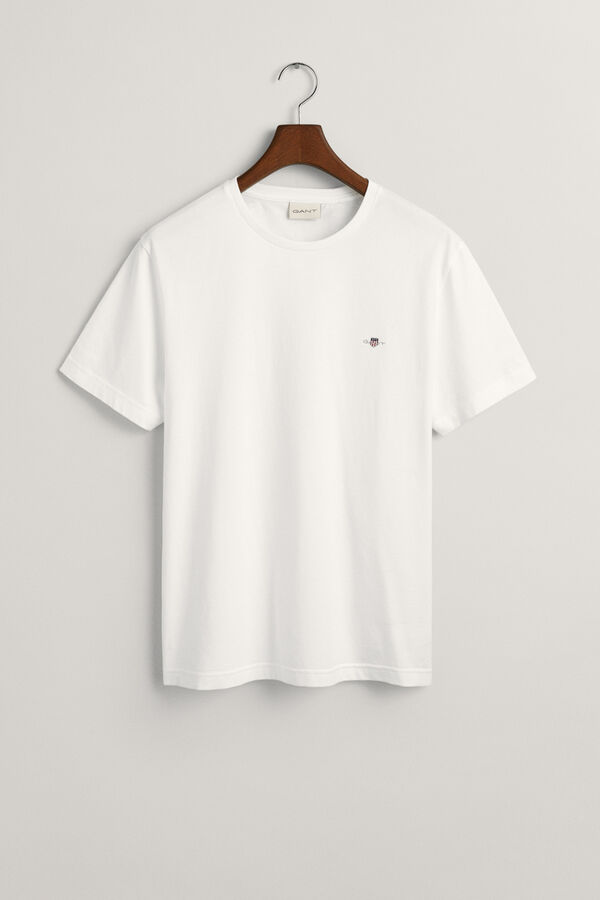 Gant Camiseta Regular Fit Shield Blanco