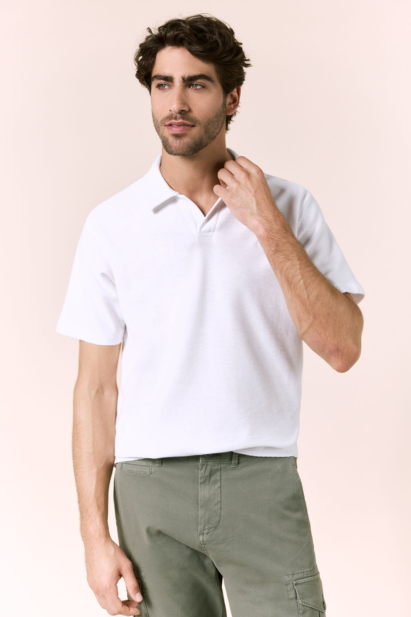 OOTO Polo piqu&eacute; cuello en V