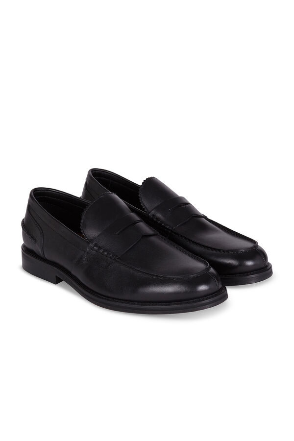 OOTO Mocasin piel Negro