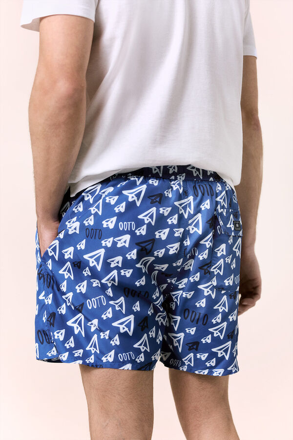 OOTO Ba&ntilde;ador estampado logo OOTO Azul