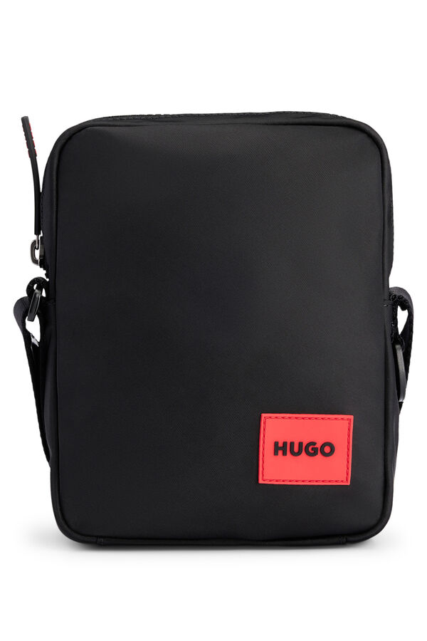 HUGO Bolso con logo Negro
