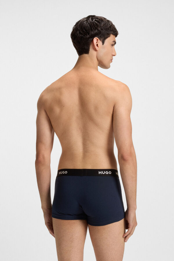 HUGO Pack 3 boxers Azul marino