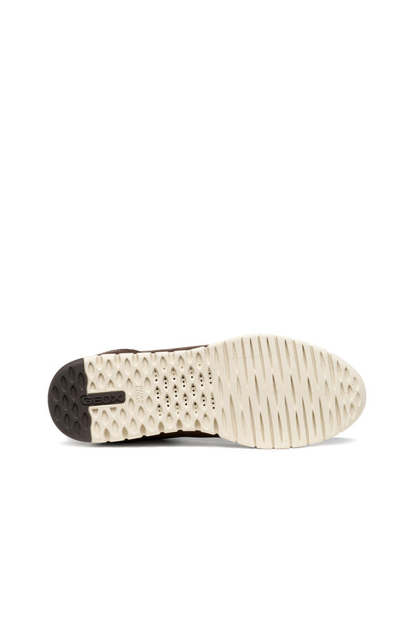 Geox Zapatilla efecto piel U Flextridezero Plus Marr&oacute;n oscuro