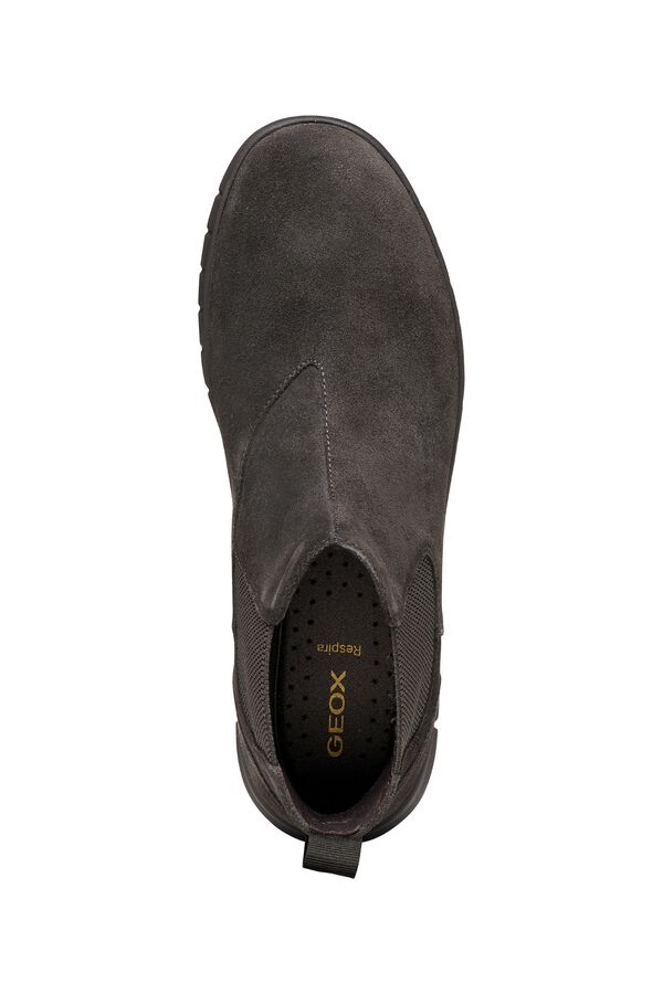 Geox Bot&iacute;n flexible de ante U Flextride Marr&oacute;n oscuro