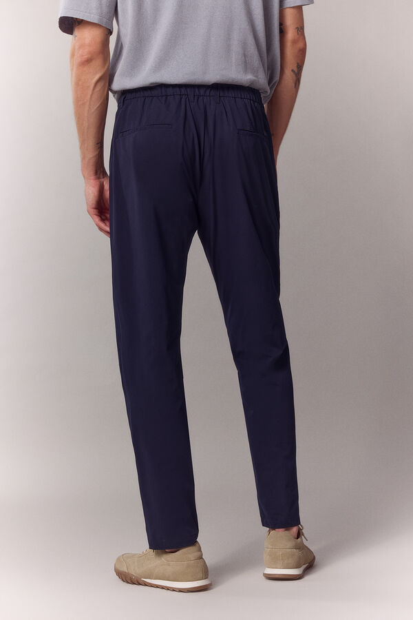 OOTO Pantal&oacute;n chino con cordones t&eacute;cnico Azul marino