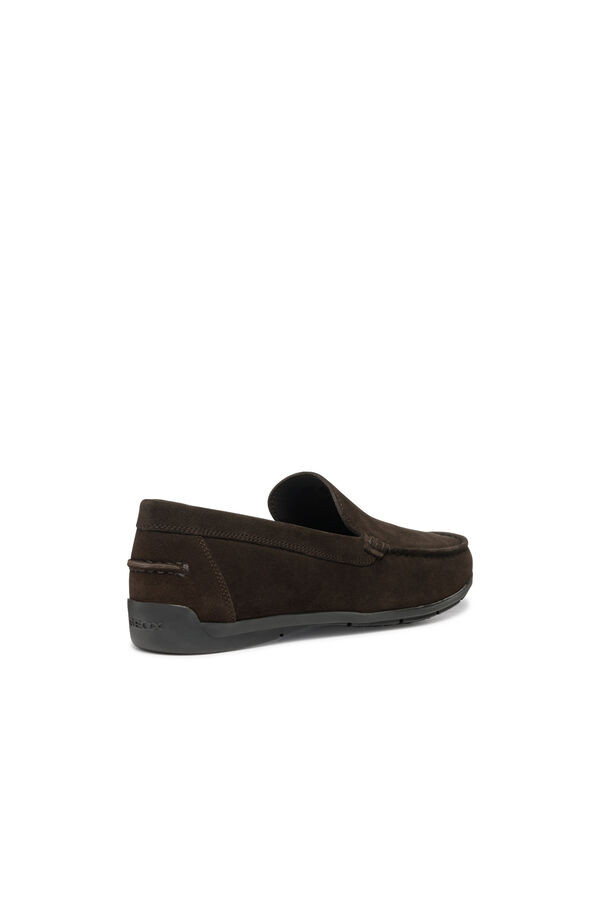 Geox Mocas&iacute;n de ante U Siron Marr&oacute;n