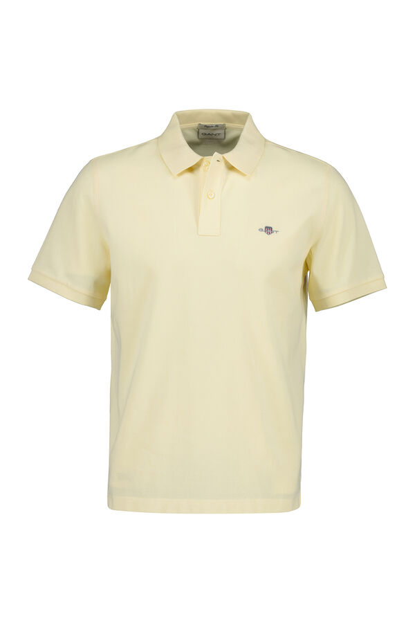 Gant Polo de piqu&eacute; Regular Fit Shield Amarillo