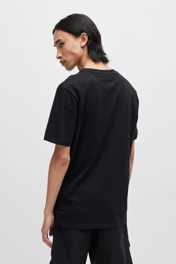 HUGO Camiseta de manga corta Negro