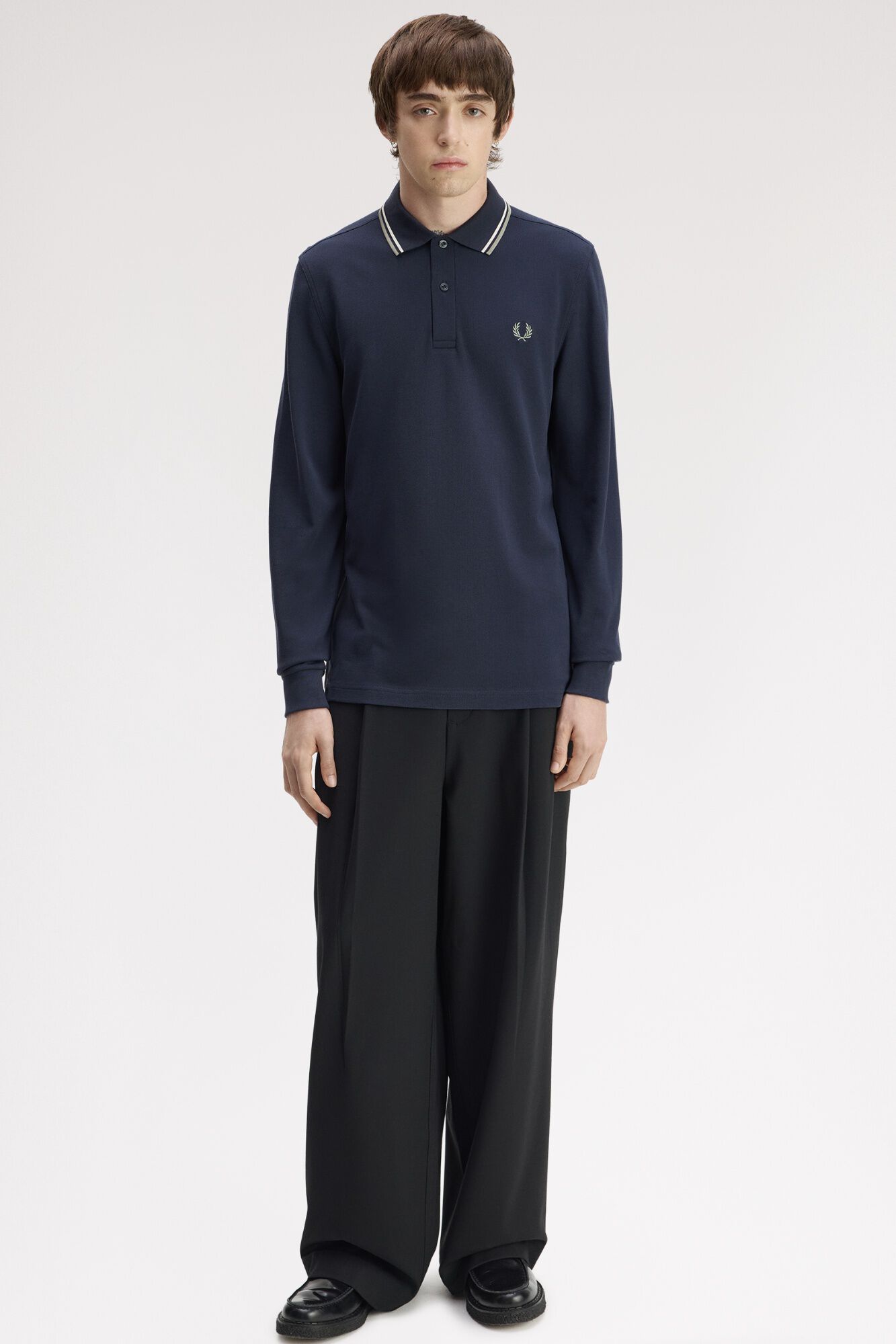 Fred Perry Polo piqu&eacute; manga larga