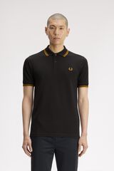 Fred Perry Polo piqu&eacute; manga corta Gris