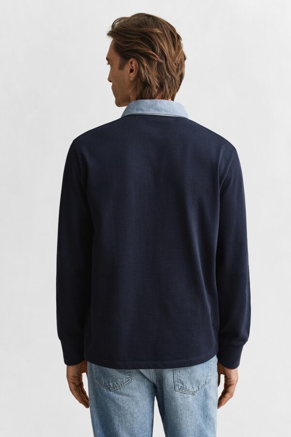 Gant Polo rugby cl&aacute;sico Azul marino