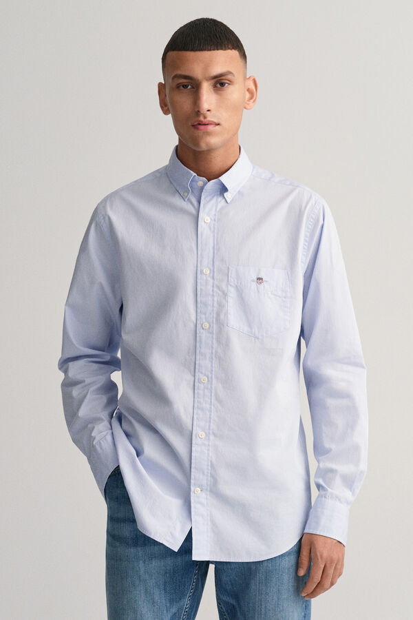 Gant Camisa popelina Azul