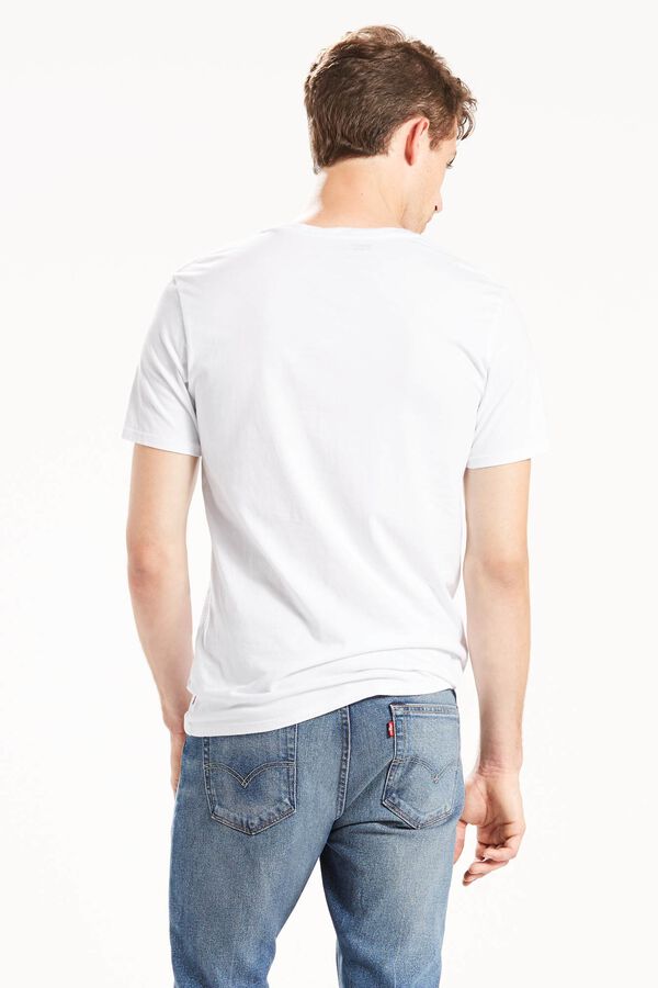 Levi's Camiseta Levi's&reg; cl&aacute;sica logotipo en el centro Blanco