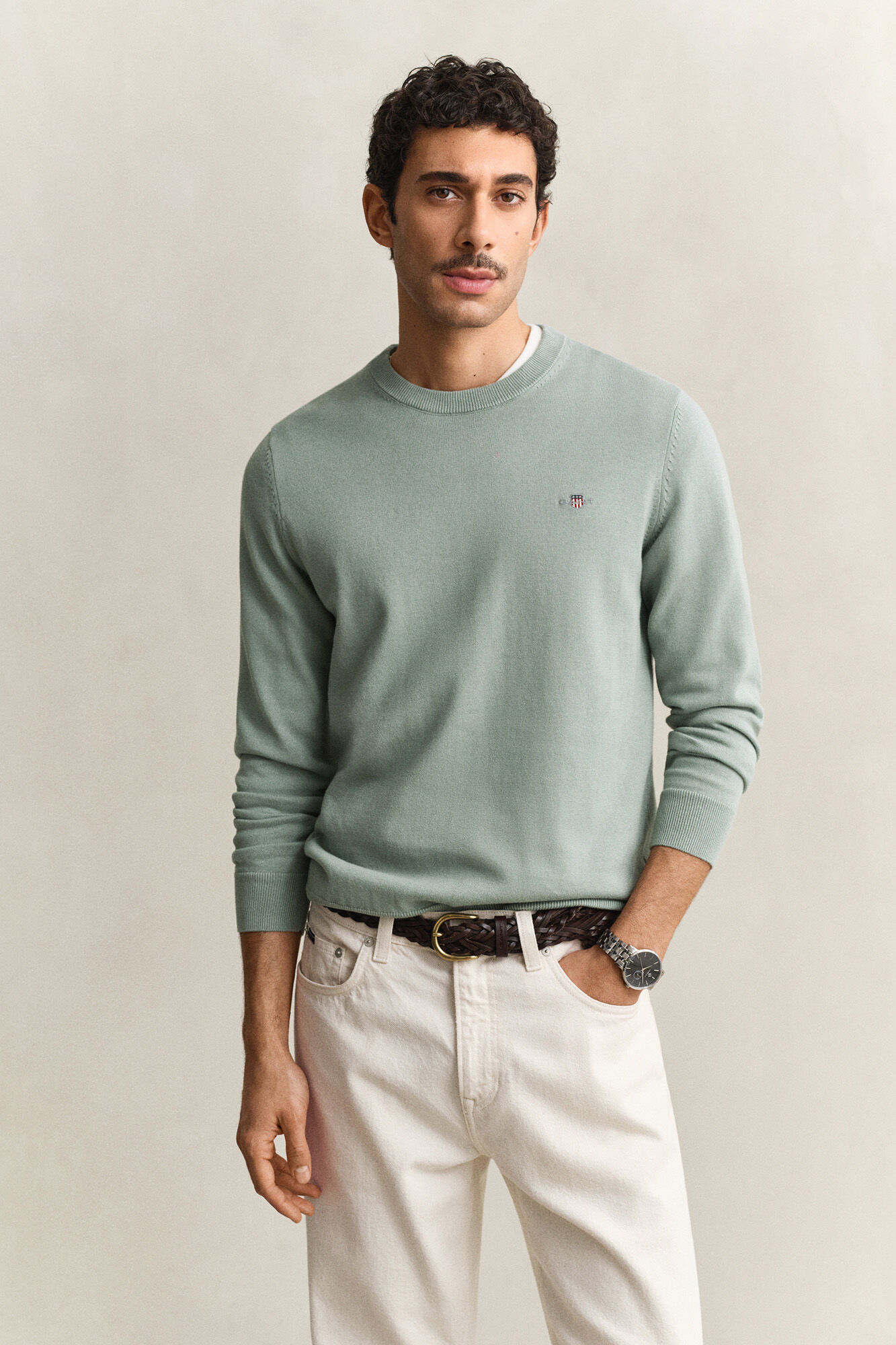 Gant Jersey cl&aacute;sico de algod&oacute;n