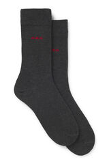 HUGO Pack 2 calcetines Gris oscuro