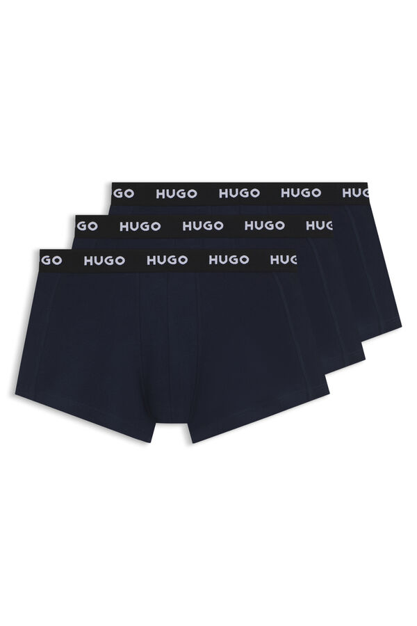 HUGO Pack 3 boxers Azul marino