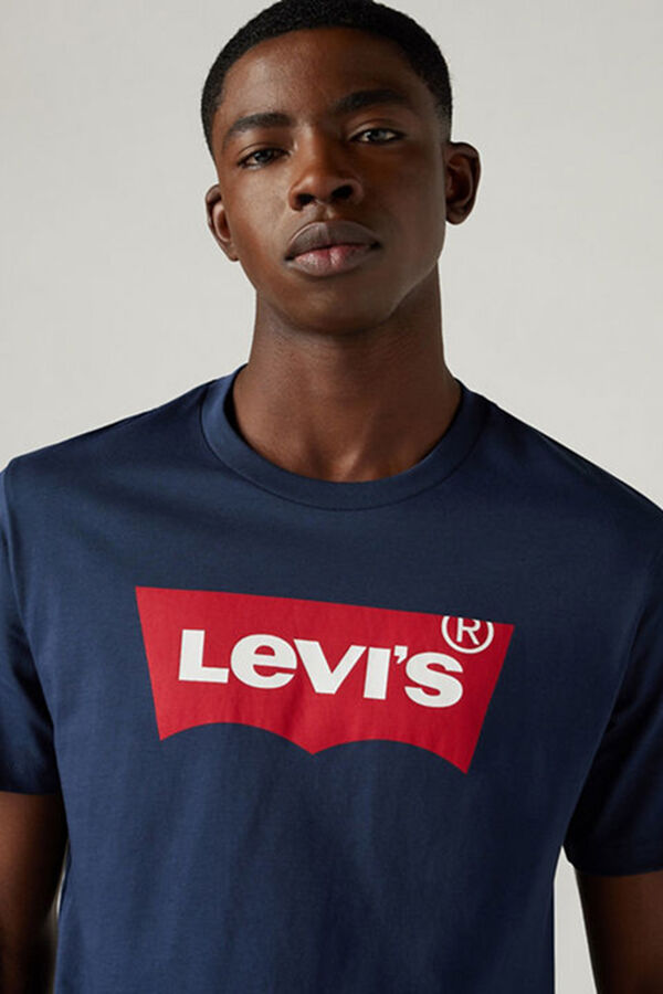 Levi's Camiseta Levi's&reg; cl&aacute;sica logotipo en el centro Azul
