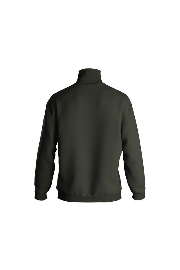HUGO Chaqueta loungewear Verde oscuro