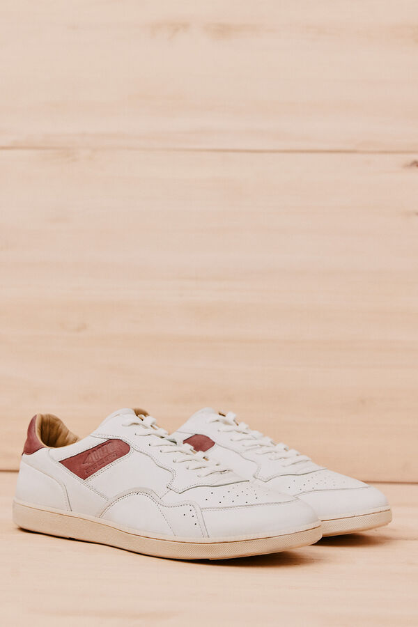OOTO Zapatilla piel Blanco