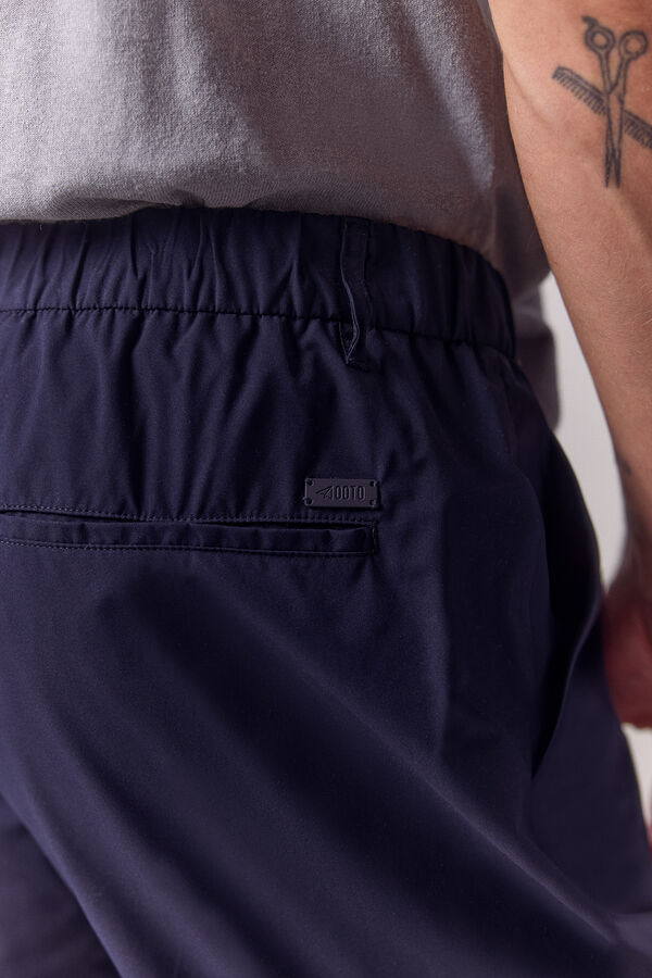 OOTO Pantal&oacute;n chino con cordones t&eacute;cnico Azul marino