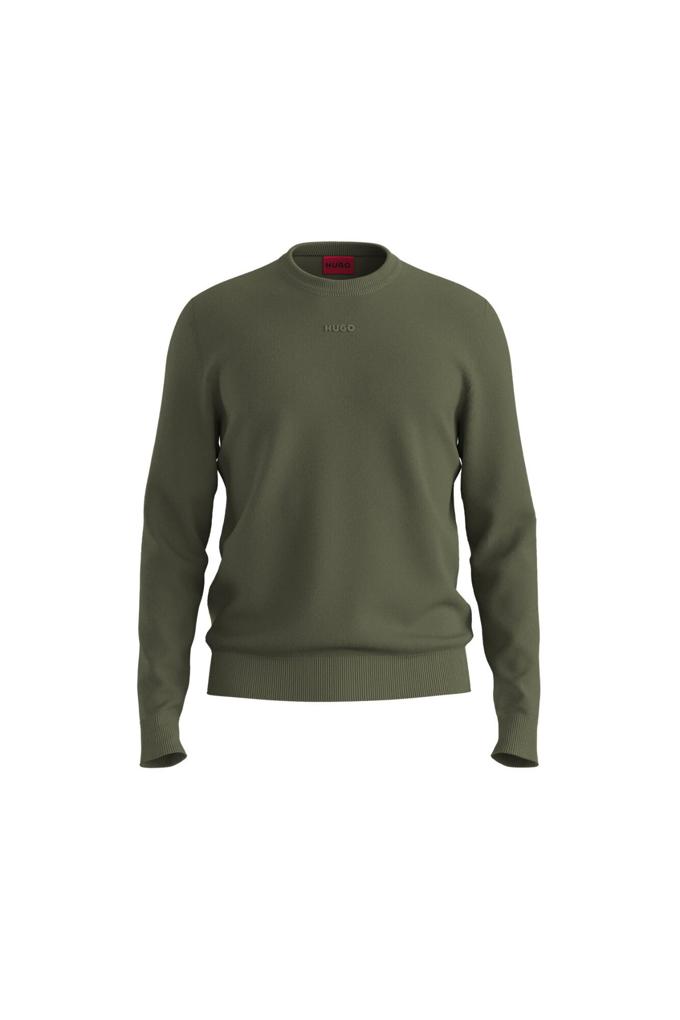 HUGO Jersey manga larga corte slim