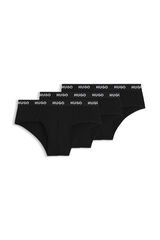 HUGO Pack 3 slips Negro