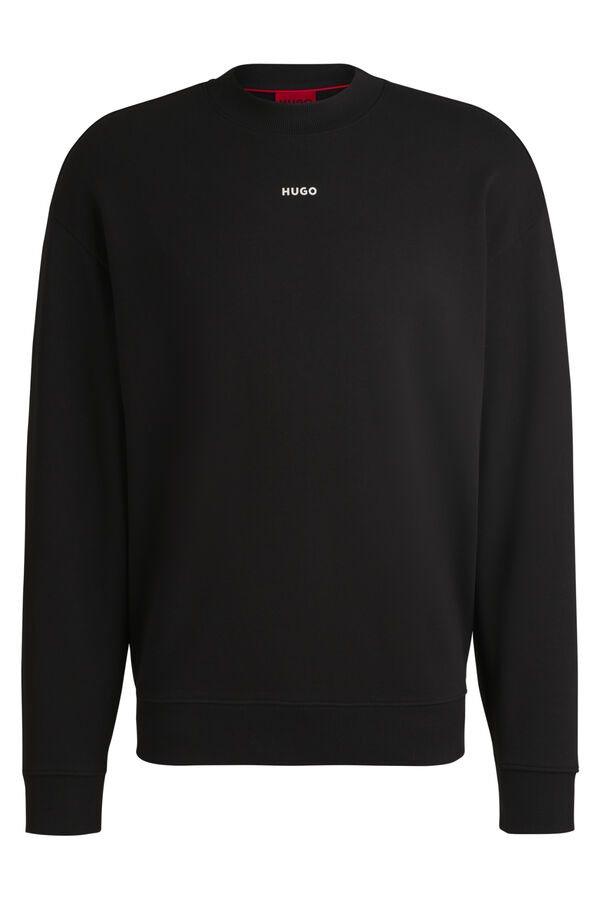 HUGO Sudadera cuello redondo Negro