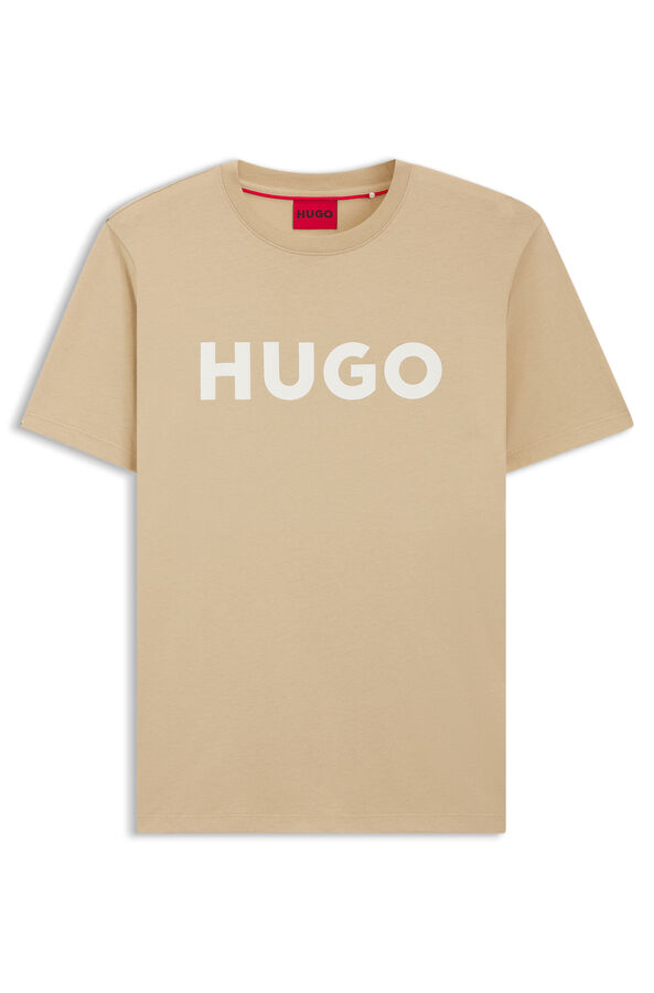 HUGO Camiseta manga corta Beige