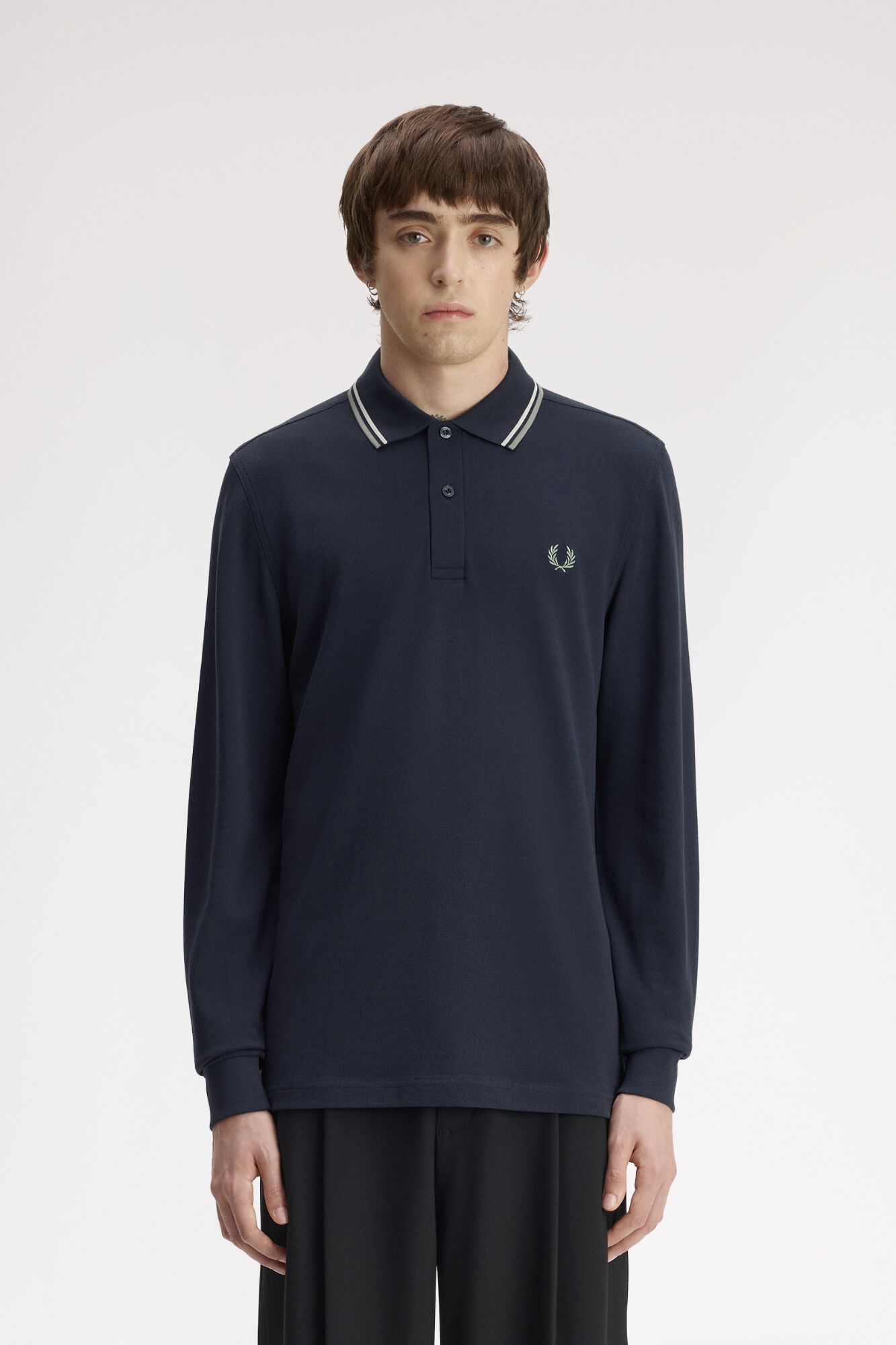 Fred Perry Polo piqu&eacute; manga larga