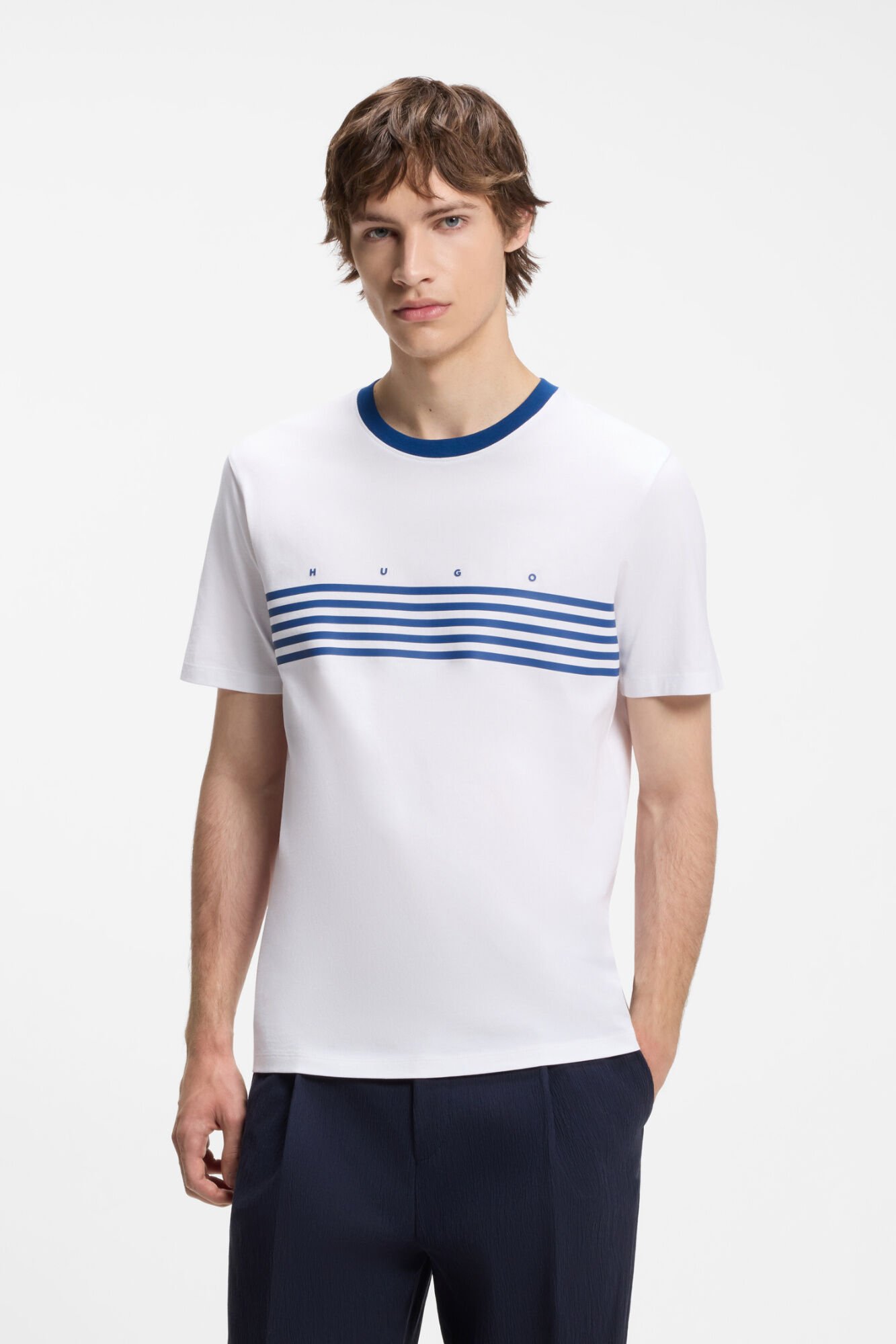 HUGO Camiseta rayas
