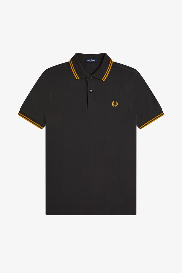 Fred Perry Polo piqu&eacute; manga corta Gris