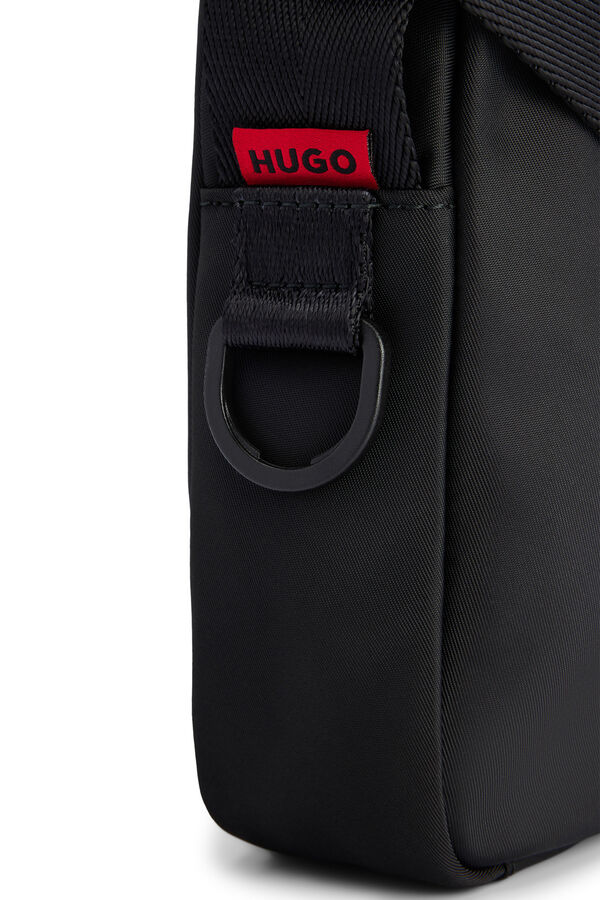 HUGO Bolso con logo Negro