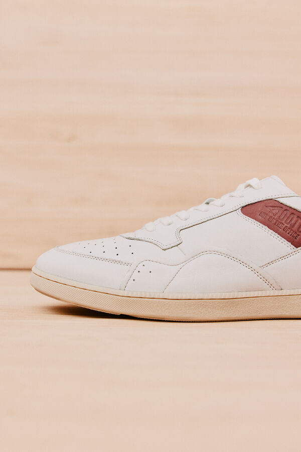 OOTO Zapatilla piel Blanco