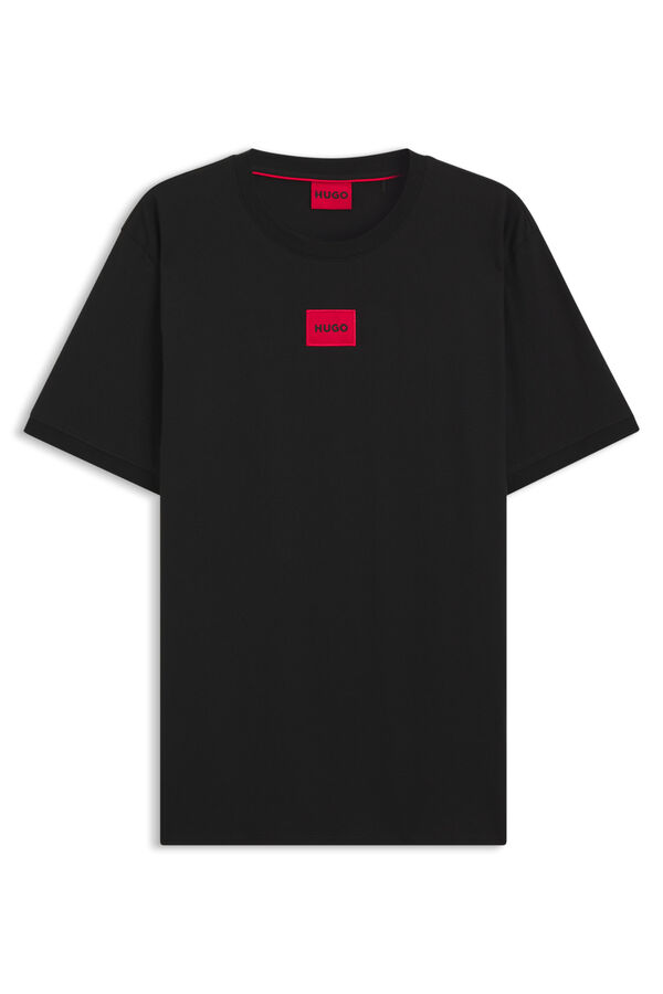 HUGO Camiseta manga corta Negro