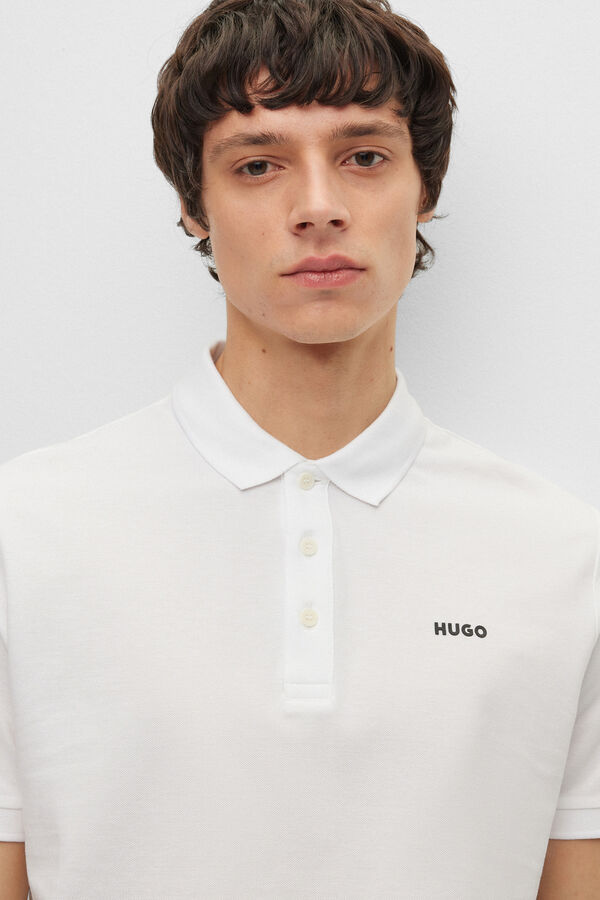 HUGO Polo manga corta Blanco