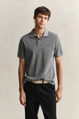 Gant Polo en dos tonos Gris