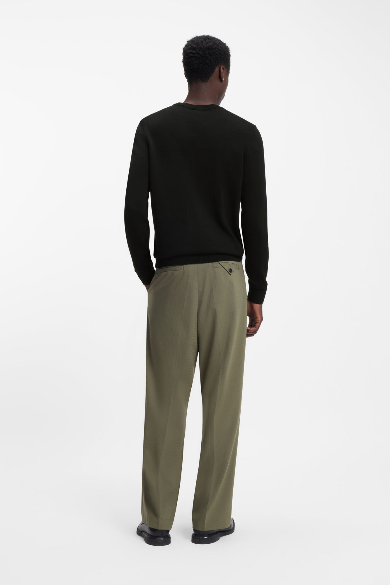 HUGO Jersey manga larga corte slim