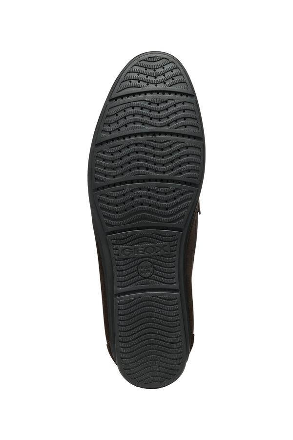 Geox Mocas&iacute;n de ante U Siron Marr&oacute;n