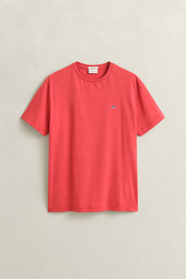 Gant Camiseta Regular Fit Shield Coral