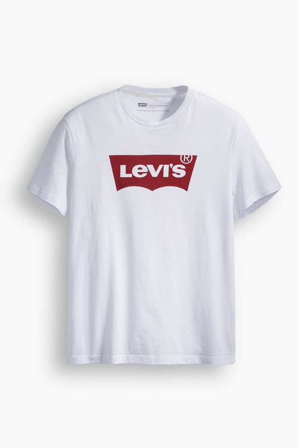 Levi's Camiseta Levi's&reg; cl&aacute;sica logotipo en el centro Blanco