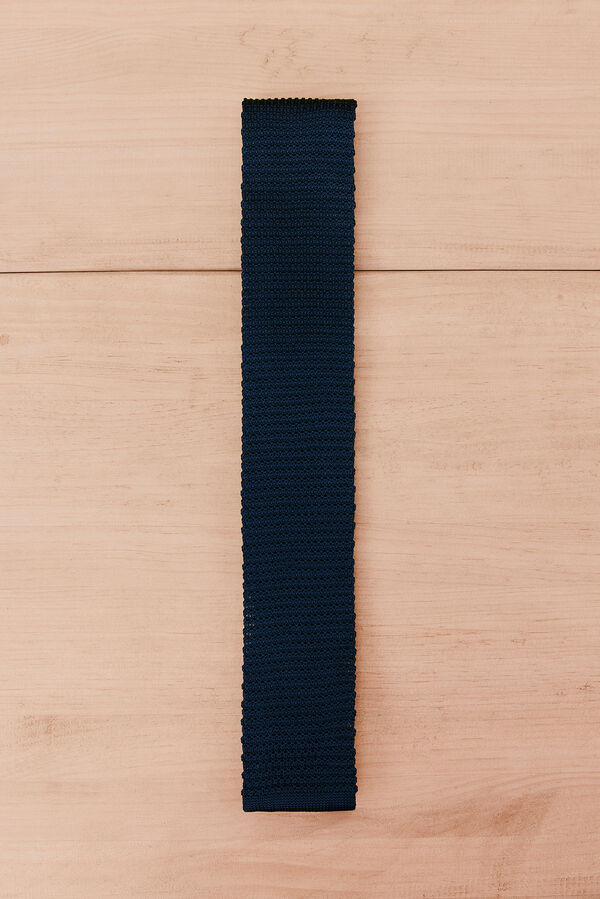 OOTO Corbata estructura Azul marino