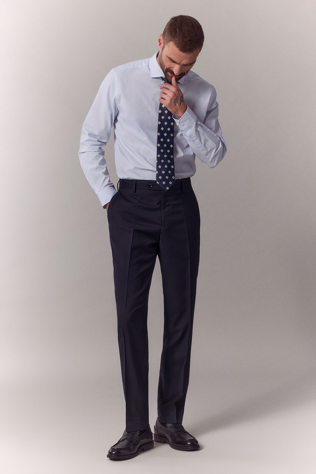 OOTO Pantal&oacute;n traje espiga