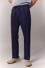 OOTO Pantal&oacute;n chino con cordones t&eacute;cnico Azul marino