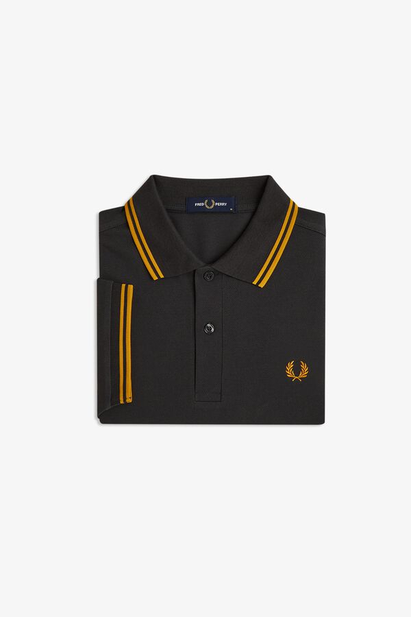 Fred Perry Polo piqu&eacute; manga corta Gris