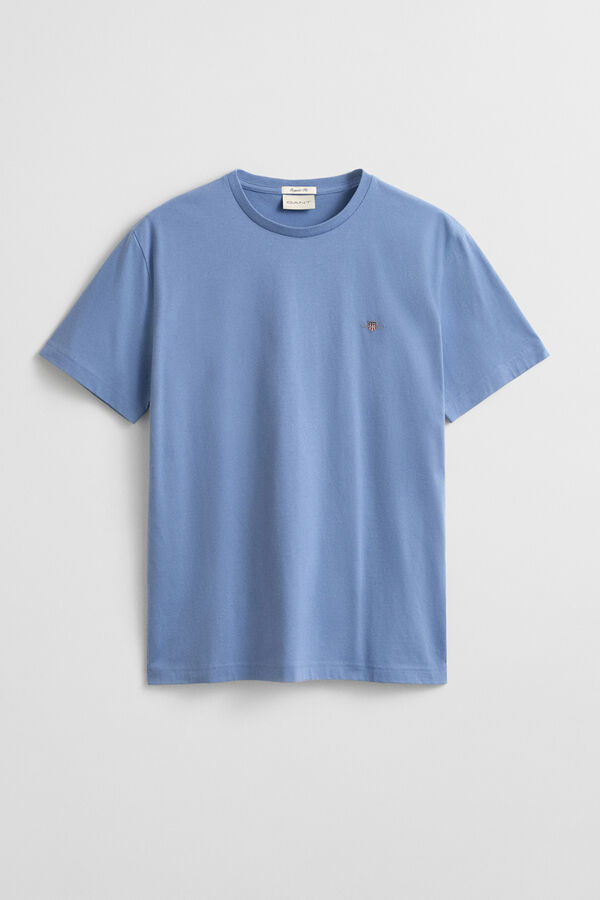 Gant Camiseta Regular Fit Shield Azul marino